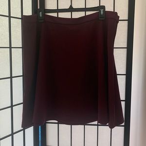 Gap Factory skirt, cranberry, XL